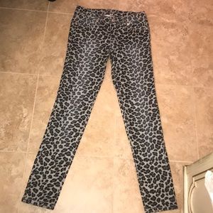 Cheetah Print Kids Jeans
